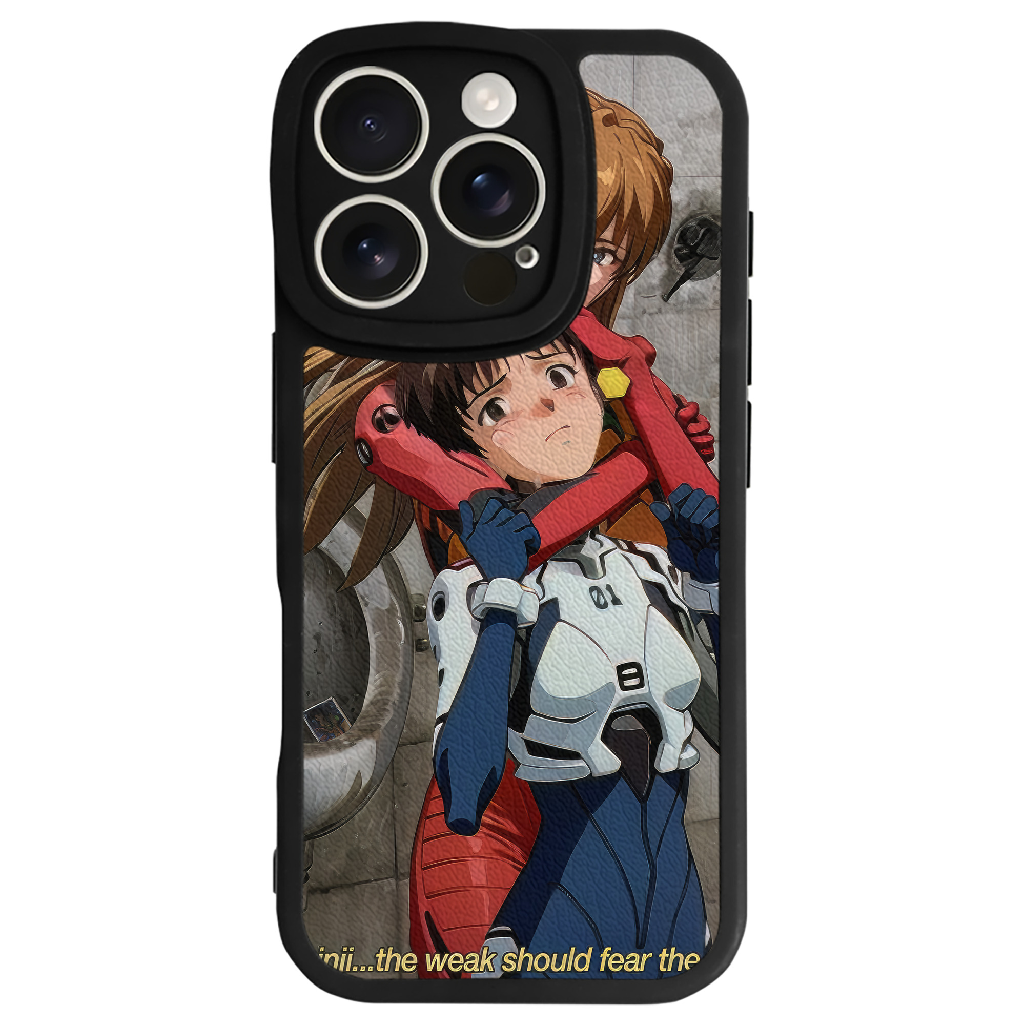 （画像用） EVA 新世紀エヴァンゲリオン 【iPhone 16シリーズ対応】シリコンスマホケース（レザー調） 材質：シリコン